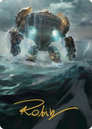 Island Art Card Gold Stamped Signature (49) [ASBRO]
