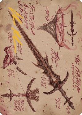 Blackblade Reforged Art Card Gold Stamped Signature (56) [ASBRO]