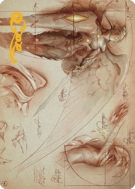 Platinum Angel Art Card Gold Stamped Signature (71) [ASBRO]