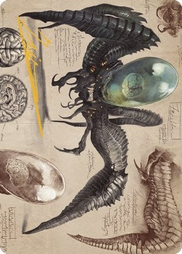 Psychosis Crawler Art Card Gold Stamped Signature (73) [ASBRO]
