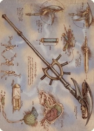 Staff of Domination Art Card (79) [ASBRO]
