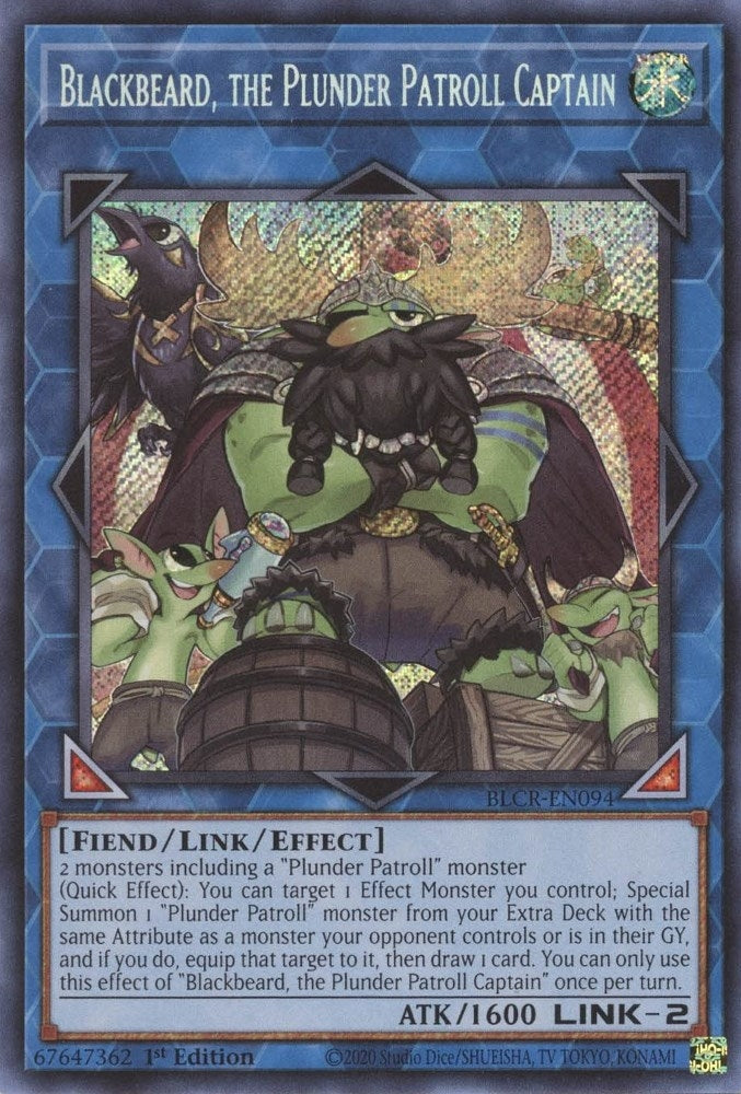 Blackbeard the Plunder Patroll Captain (BLCR-EN094) [BLCR]