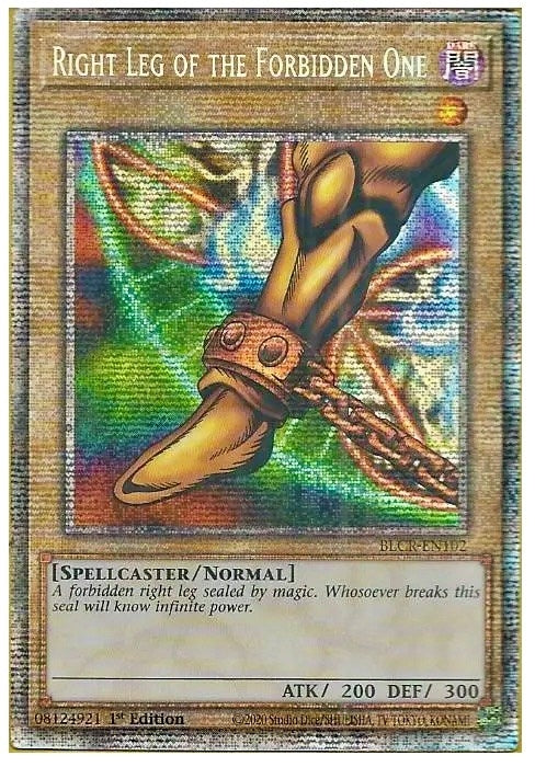 Right Leg of the Forbidden One Starlight Rare (BLCR-EN102) [BLCR]