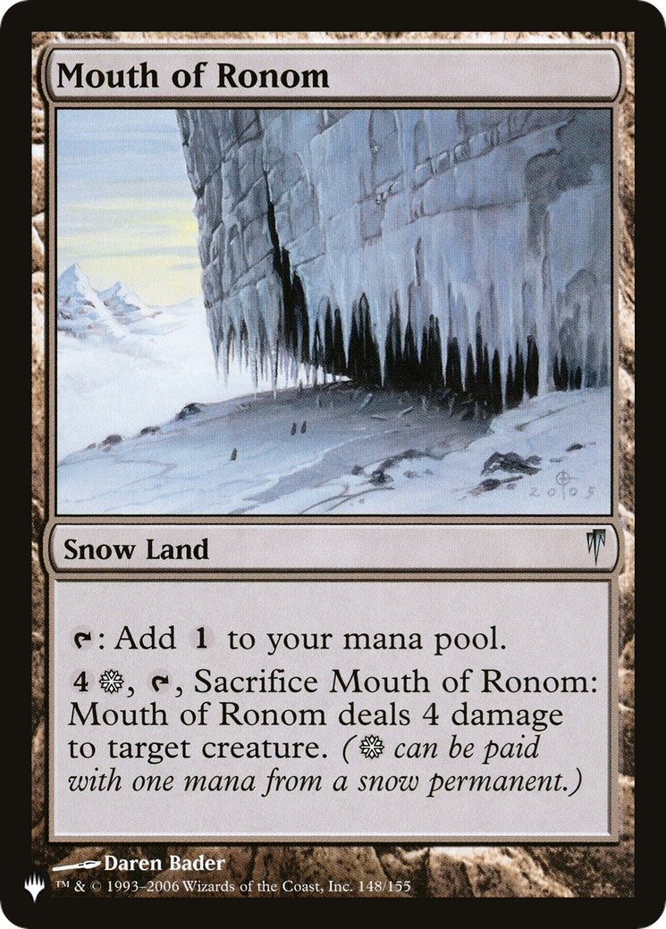 Mouth of Ronom (148) [LIST]