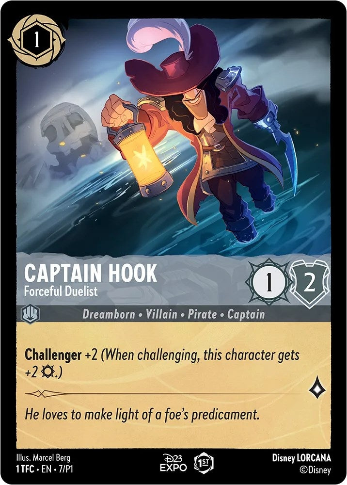 Captain Hook Forceful Duelist (7) [D23]