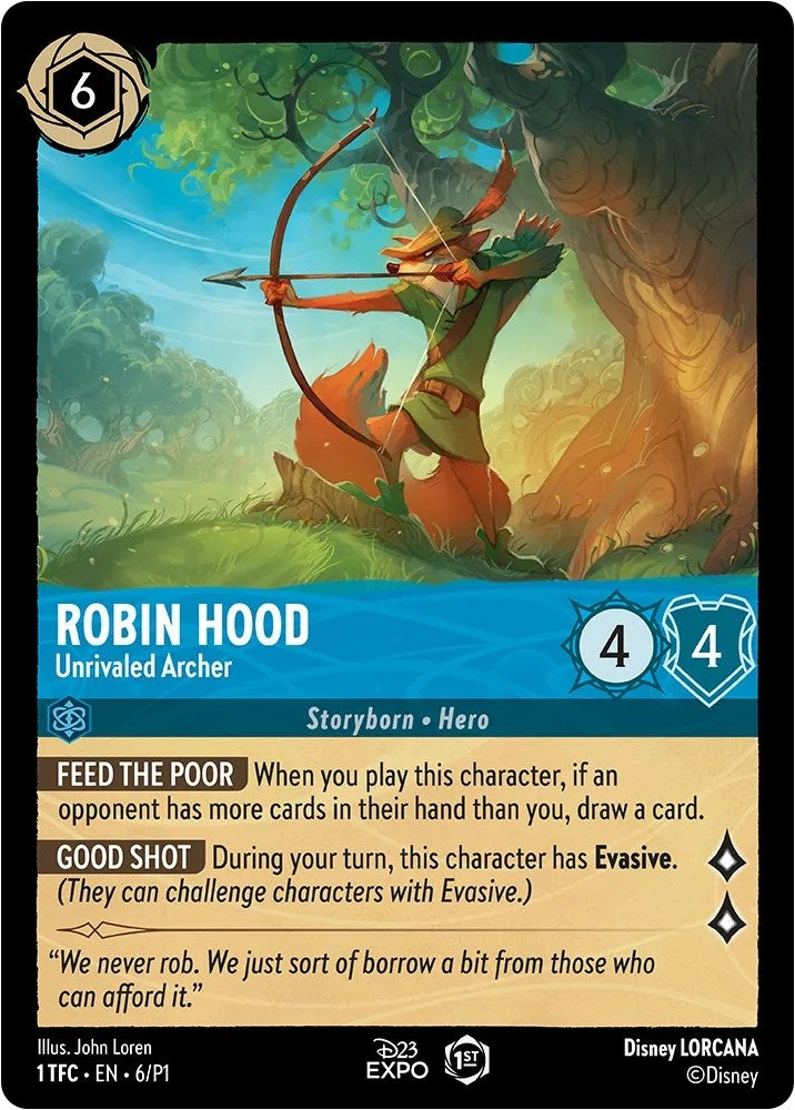 Robin Hood Unrivaled Archer (6) [D23]