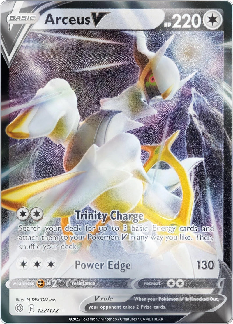 Arceus V 122 172 Metal Card (122/172) [MCAP]