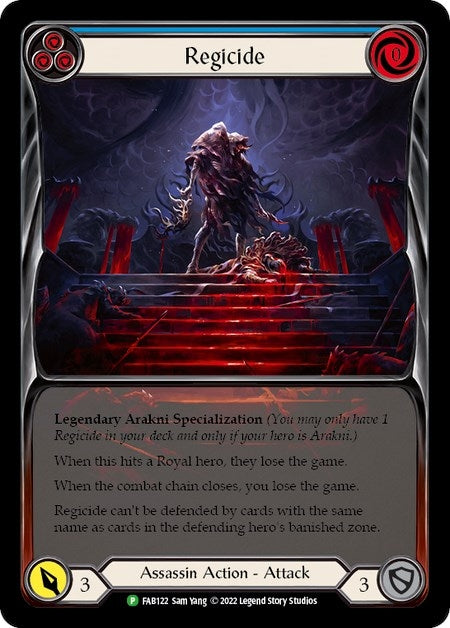 Image for Regicide - FAB122 [Flesh and Blood: Promo Cards]