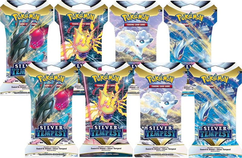 Silver Tempest Sleeved Booster Pack Bundle Set of 8 [SWSH12]