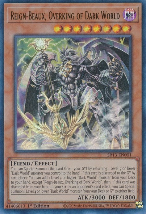 Reign Beaux Overking of Dark World (SR13-EN001) [SR13]