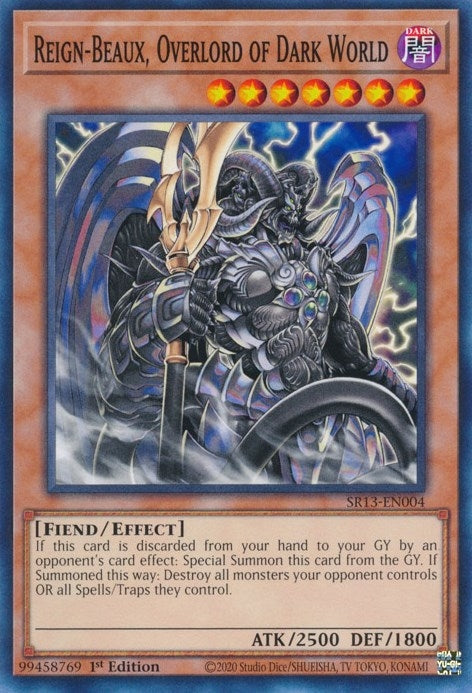 Reign Beaux Overlord of Dark World (SR13-EN004) [SR13]