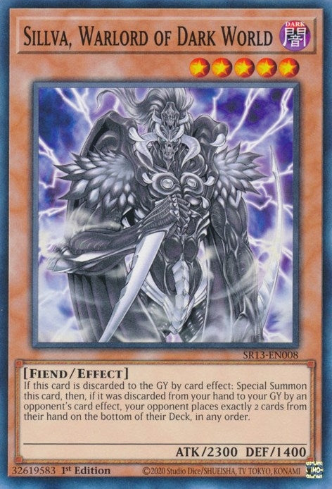 Sillva Warlord of Dark World (SR13-EN008) [SR13]