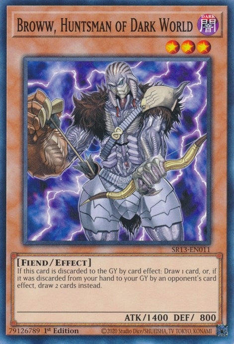 Broww Huntsman of Dark World (SR13-EN011) [SR13]