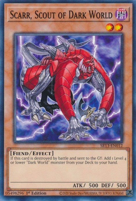 Scarr Scout of Dark World (SR13-EN012) [SR13]