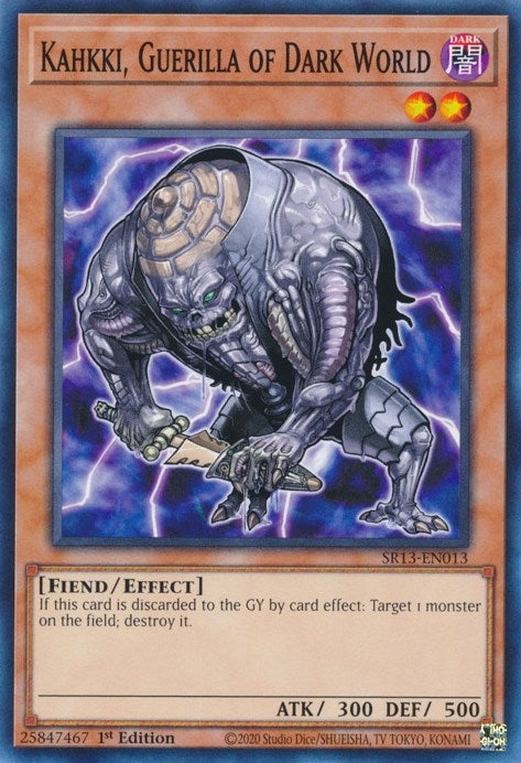 Kahkki Guerilla of Dark World (SR13-EN013) [SR13]