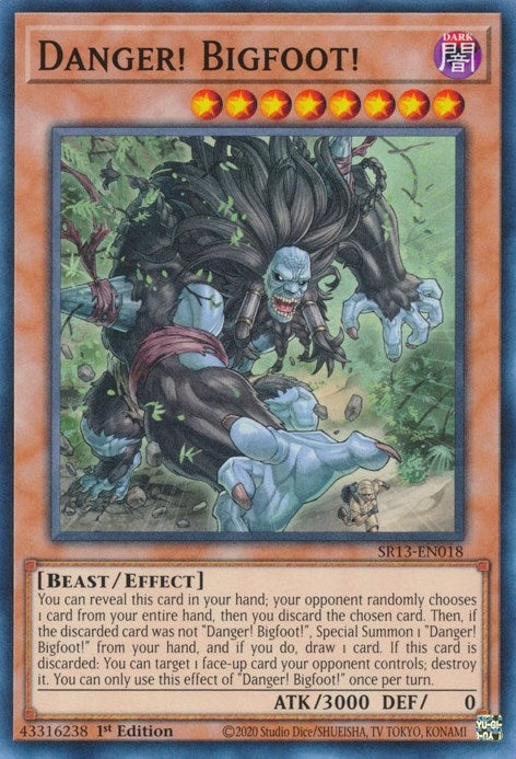 Danger Bigfoot (SR13-EN018) [SR13]