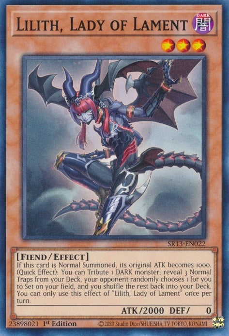 Lilith Lady of Lament (SR13-EN022) [SR13]