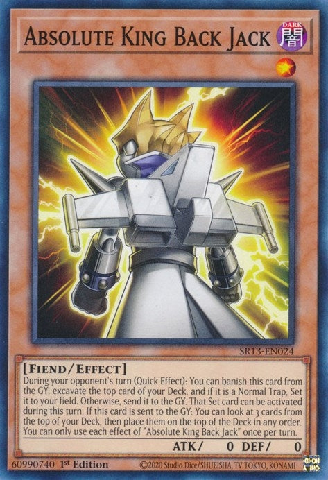 Absolute King Back Jack (SR13-EN024) [SR13]