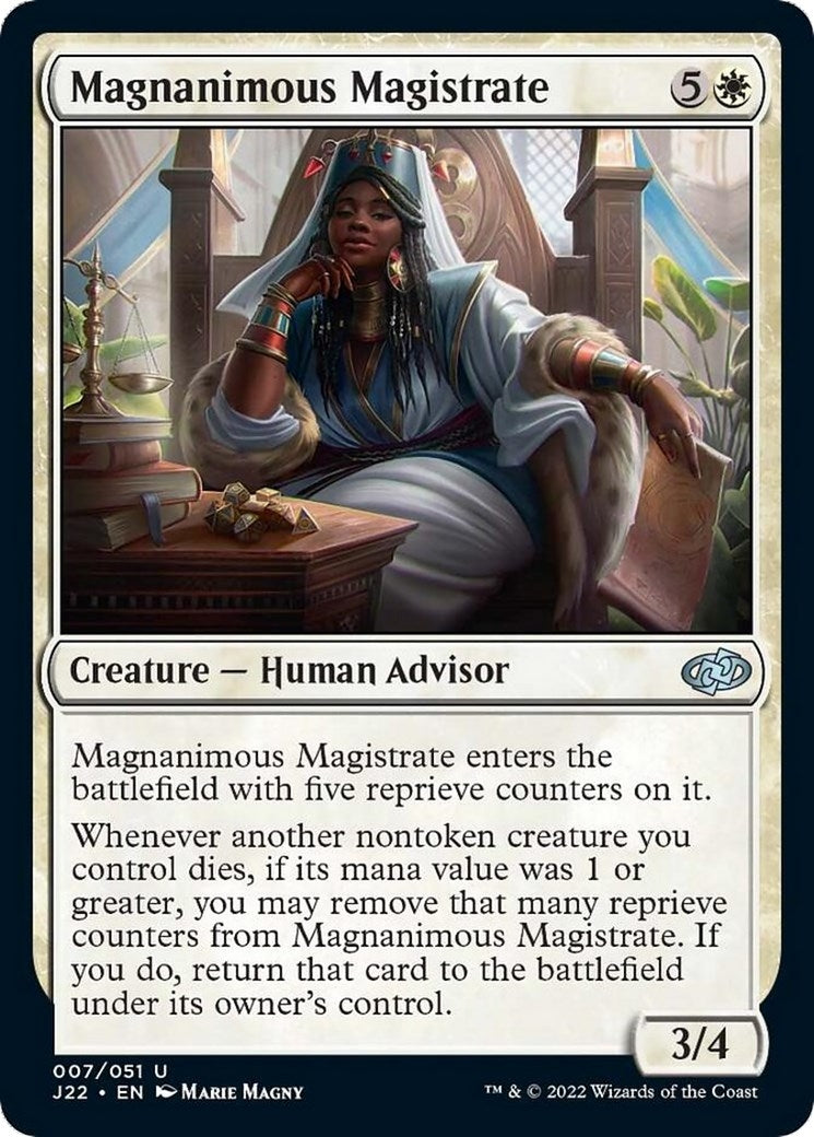 Magnanimous Magistrate (7) [J22]
