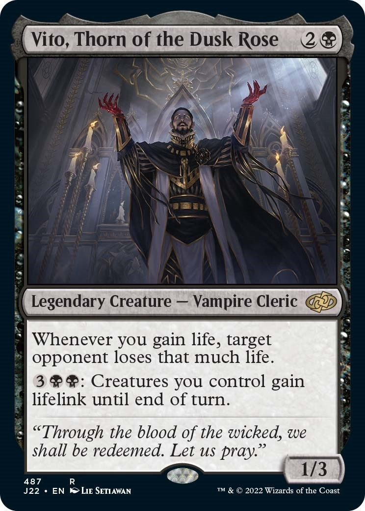 Vito Thorn of the Dusk Rose (487) [J22]