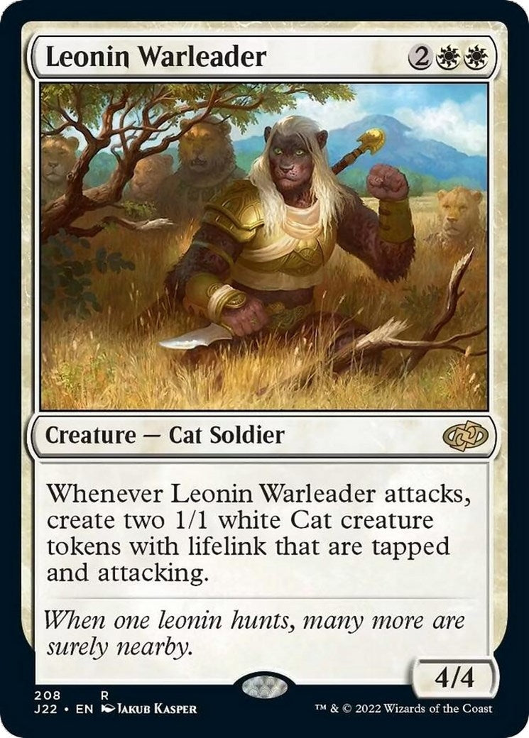 Leonin Warleader (208) [J22]