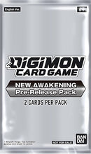 Image for New Awakening Pre-Release Pack - Digimon Card Game