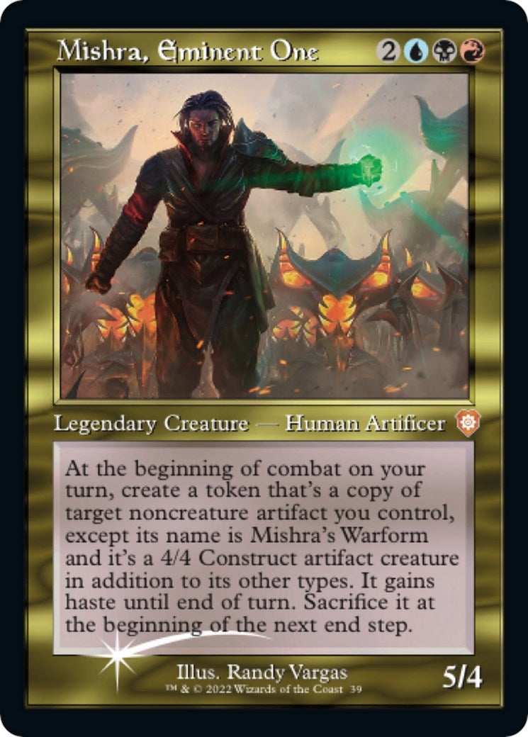 Mishra, Eminent One (039) (Retro) (Display Commander) [The Brothers' War Commander]