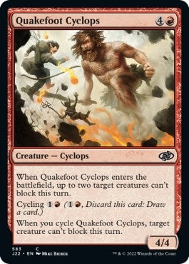 Quakefoot Cyclops (583) [J22]