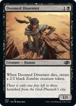 Doomed Dissenter (402) [J22]