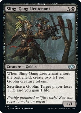 Sling Gang Lieutenant (469) [J22]