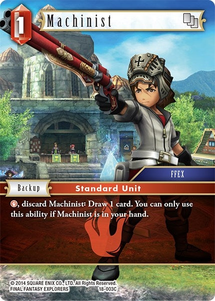 Machinist (18-003C) [18]