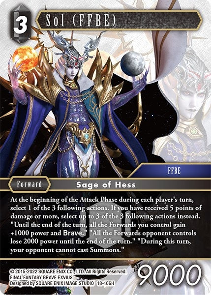 Sol FFBE (18-106H) [18]