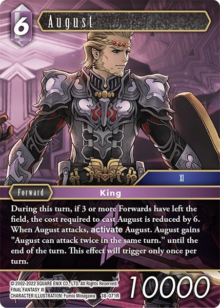 August (18-071R) [18]