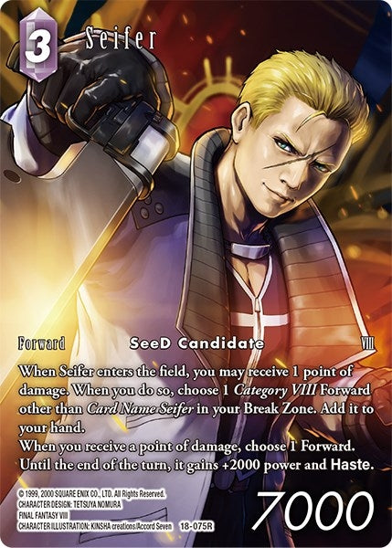 Seifer Full Art (18-075R) [18]