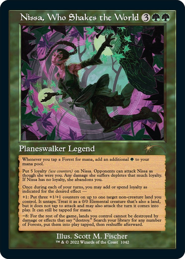 Nissa Who Shakes the World Retro Frame (1042) [SLD]