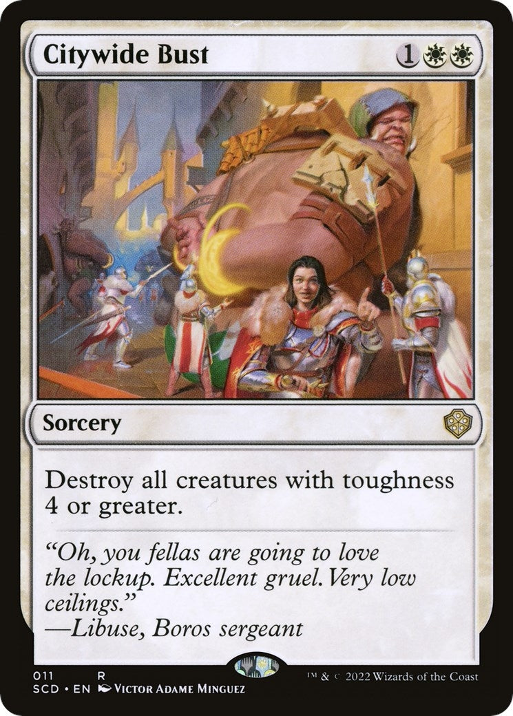 Citywide Bust [Starter Commander Decks]