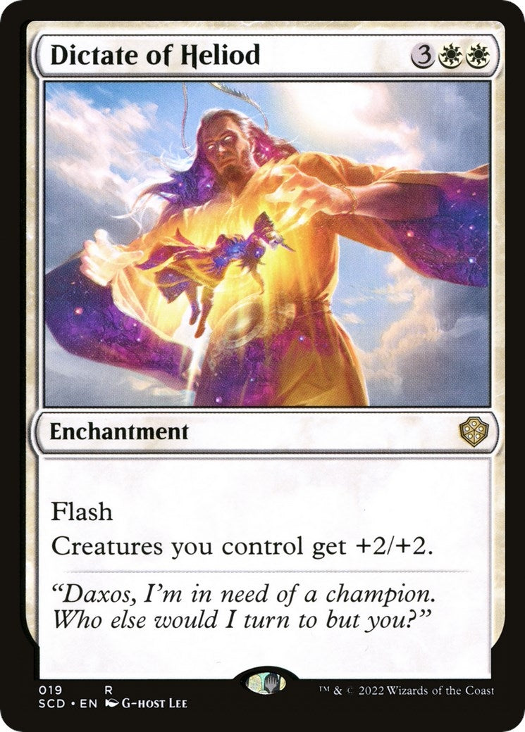 Dictate of Heliod [Starter Commander Decks]