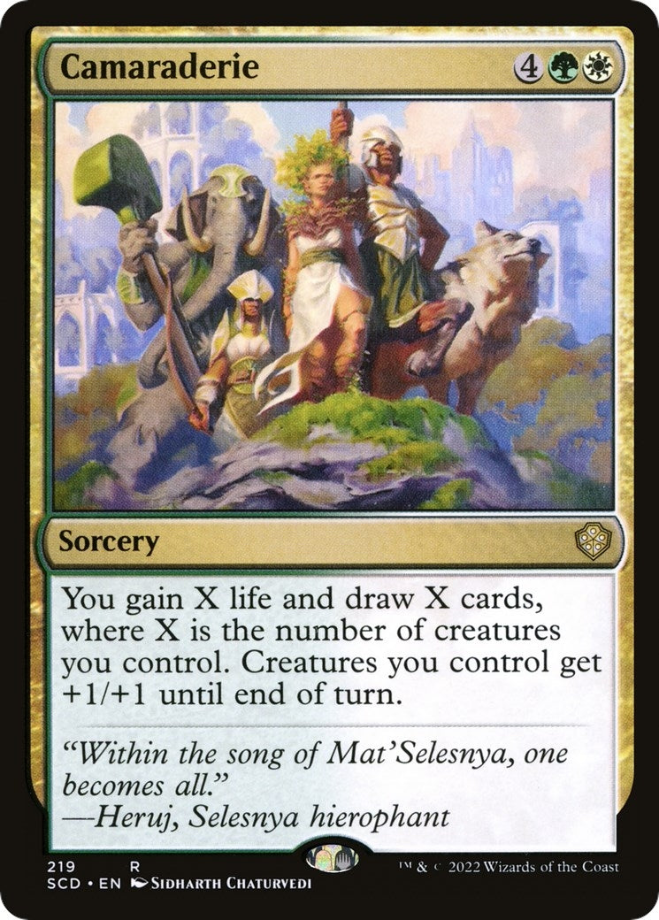 Camaraderie [Starter Commander Decks]