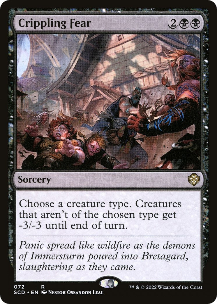 Crippling Fear [Starter Commander Decks]