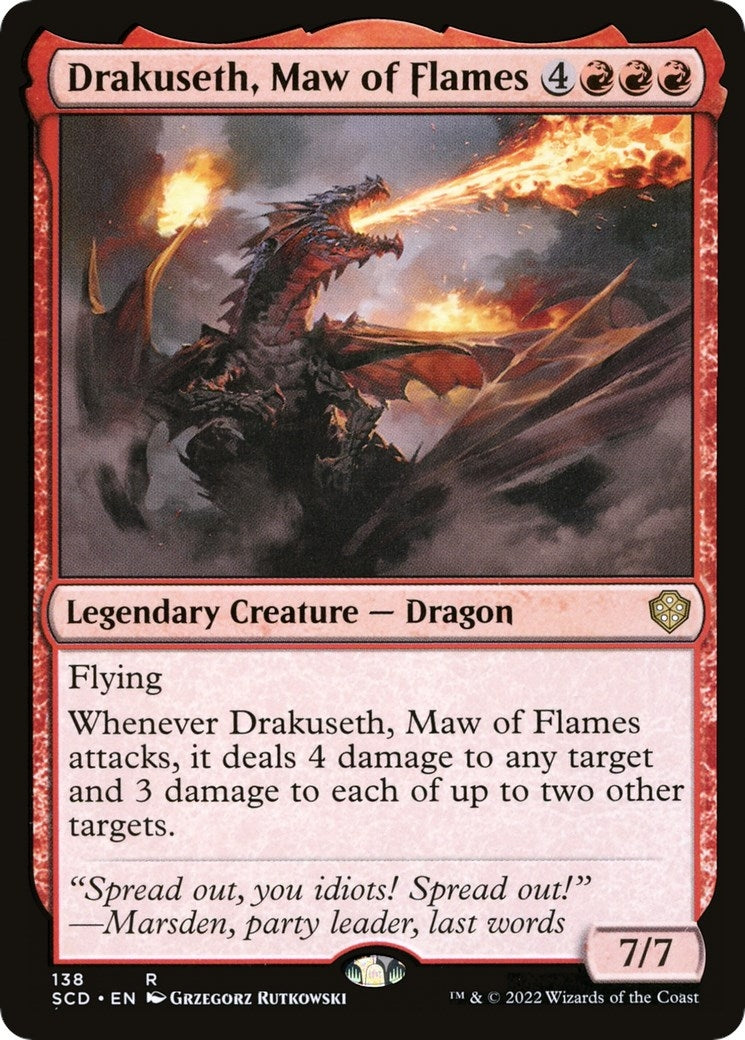 Drakuseth Maw of Flames (138) [SCD]