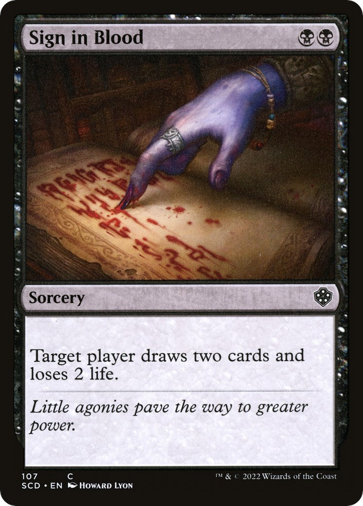 Sign in Blood (107) [SCD]