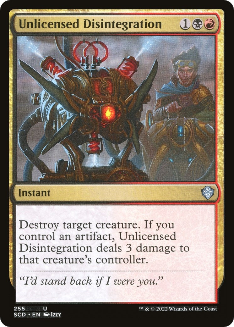 Unlicensed Disintegration (255) [SCD]