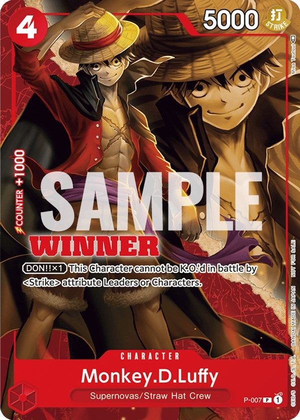 MonkeyDLuffy P 007 Winner Pack Vol 1 (P-007) [OP-PR]