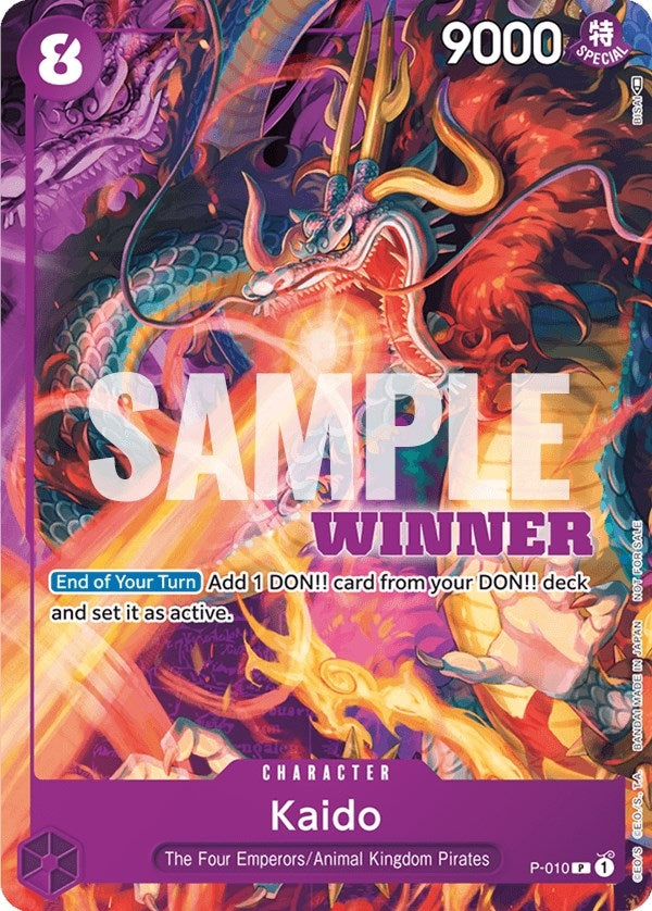 Kaido P 010 Winner Pack Vol 1 (P-010) [OP-PR]