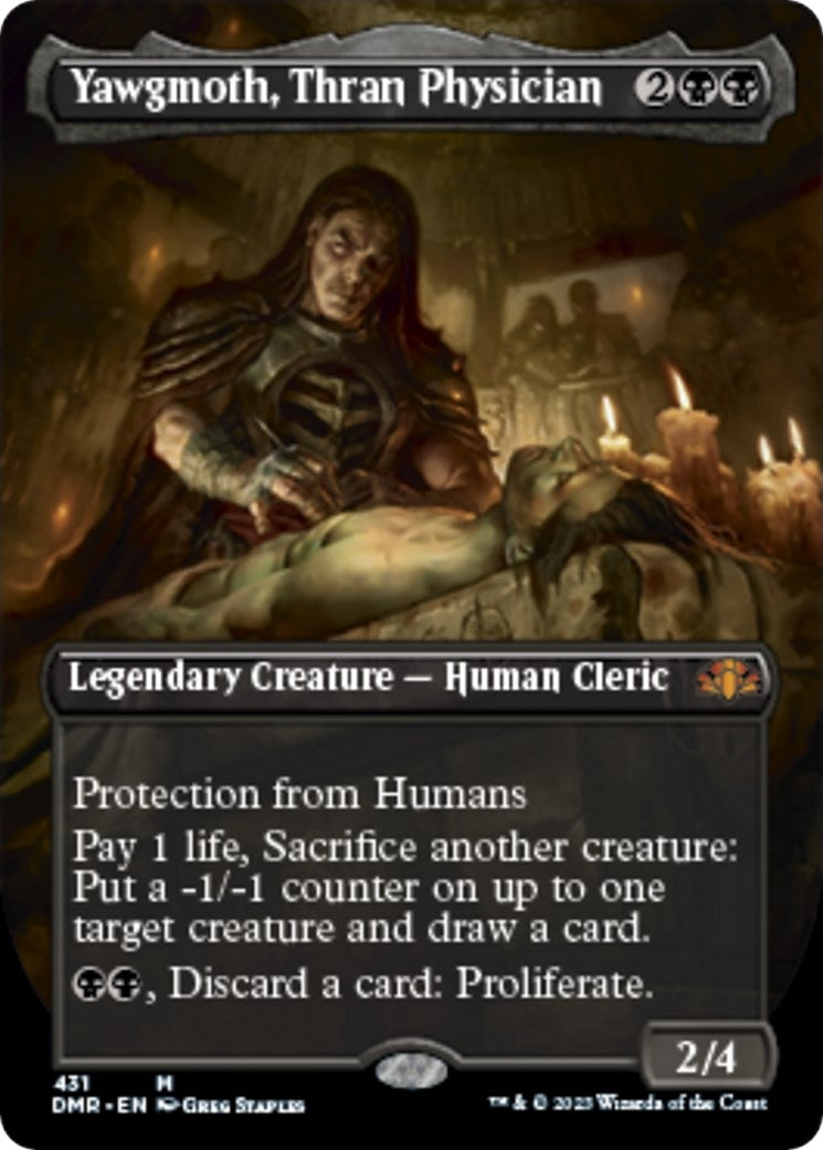 Yawgmoth Thran Physician Borderless (431) [DMR]