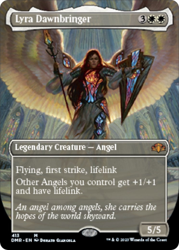 Lyra Dawnbringer Borderless (413) [DMR]
