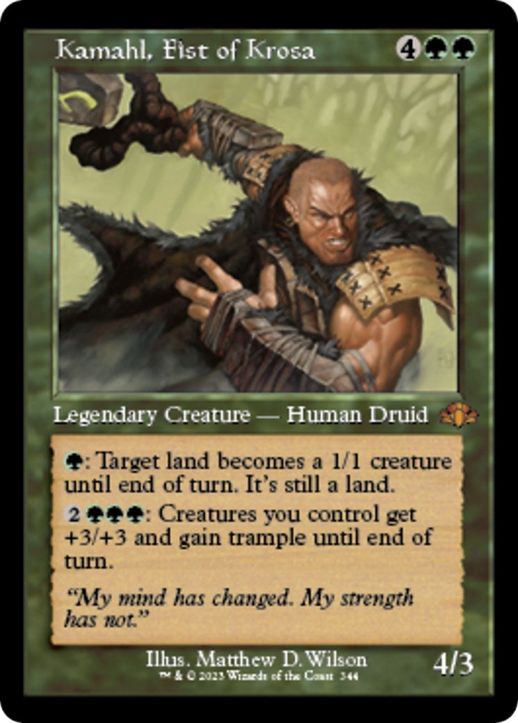 Kamahl Fist of Krosa Retro Frame (344) [DMR]