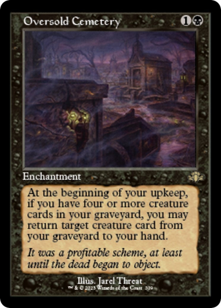 Oversold Cemetery Retro Frame (309) [DMR]