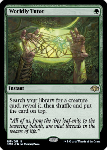 Worldly Tutor (185) (Dominaria Remastered)