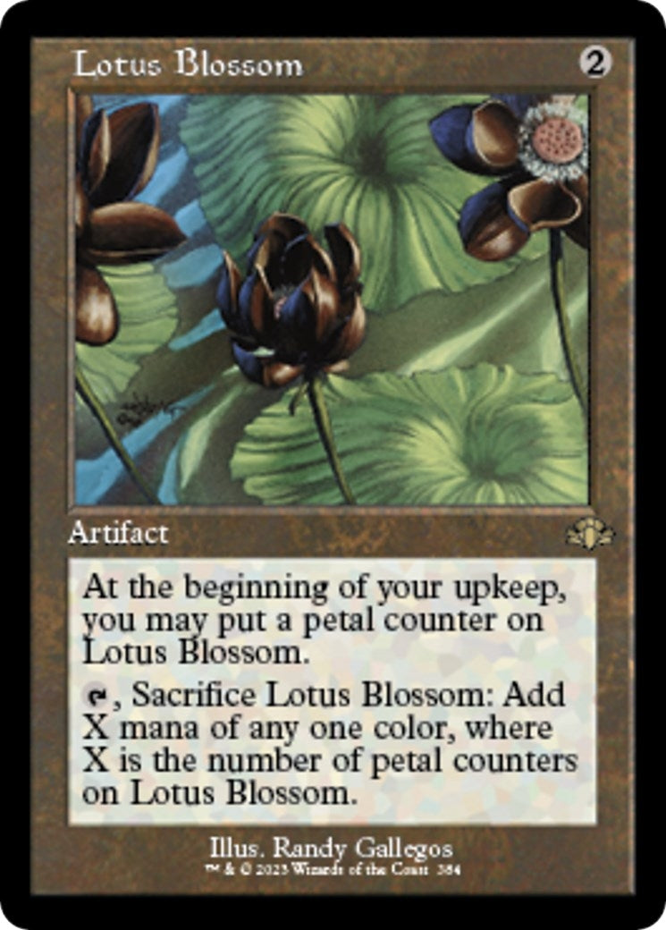 Lotus Blossom Retro Frame (384) [DMR]